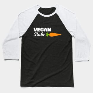 Vegan Babe Baseball T-Shirt